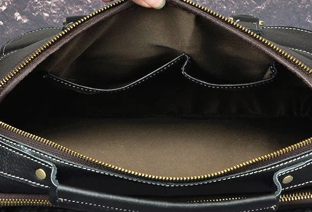 Genuine Leather Messenger Bag Briefcase Bag Cross Body Cool Chest Bag Travel Bag Hiking Bag For Men