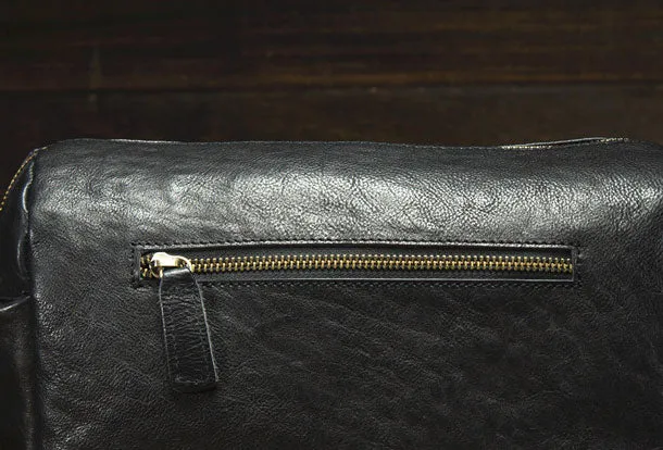 Genuine Leather Messenger Bag Chest Bag Sling Bag Crossbody Bag Travel Bag Hiking Bag For Mens