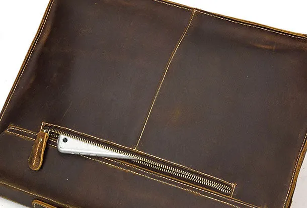 Genuine Leather Messenger Bag Cool Chest Bag Sling Bag Crossbody Bag Travel Bag Hiking Bag for men