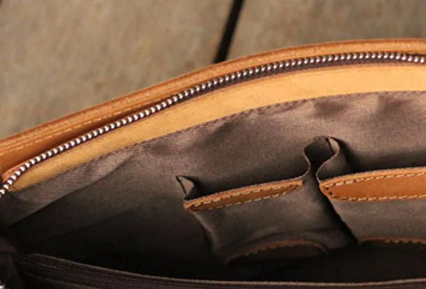 Genuine Leather Messenger Bag Cool Chest Bag Sling Bag Crossbody Bag Travel Bag Hiking Bag for men