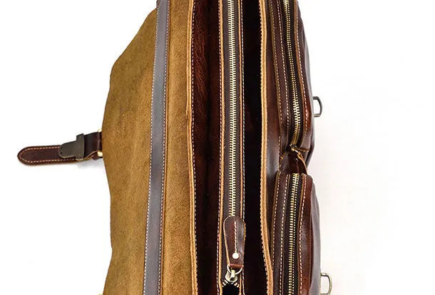 Genuine Leather Messenger Bag Cool Chest Bag Sling Bag Crossbody Bag Travel Bag Hiking Bag for men