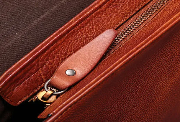Genuine Leather Messenger Bag Mens Chest Bag Bike Bag Cycling Bag Cool iPad Bag for men