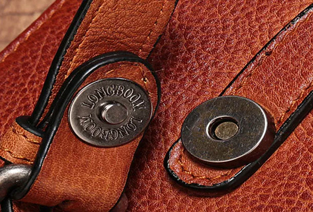 Genuine Leather Messenger Bag Mens Chest Bag Bike Bag Cycling Bag Cool iPad Bag for men
