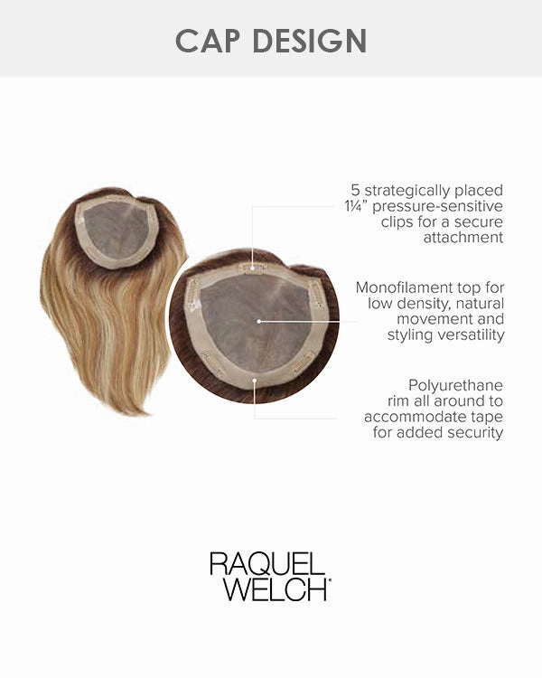Gilded 12 inch | Monofilament Human Hair Wiglet by Raquel Welch