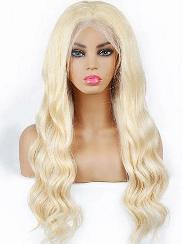 Glueless For Beginners Gorgeous Blonde  Human Hair 13x4 Transparent Lace Front Wig NCF95