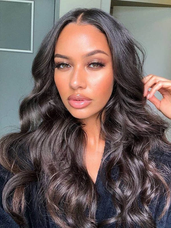 Glueless Pre-plucked Hairline Virgin Human Hair 360 HD Lace Body Wave Wigs NCF119