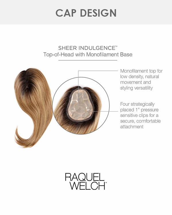 Go All Out 16 inch | Monofilament Synthetic Hair Topper by Raquel Welch