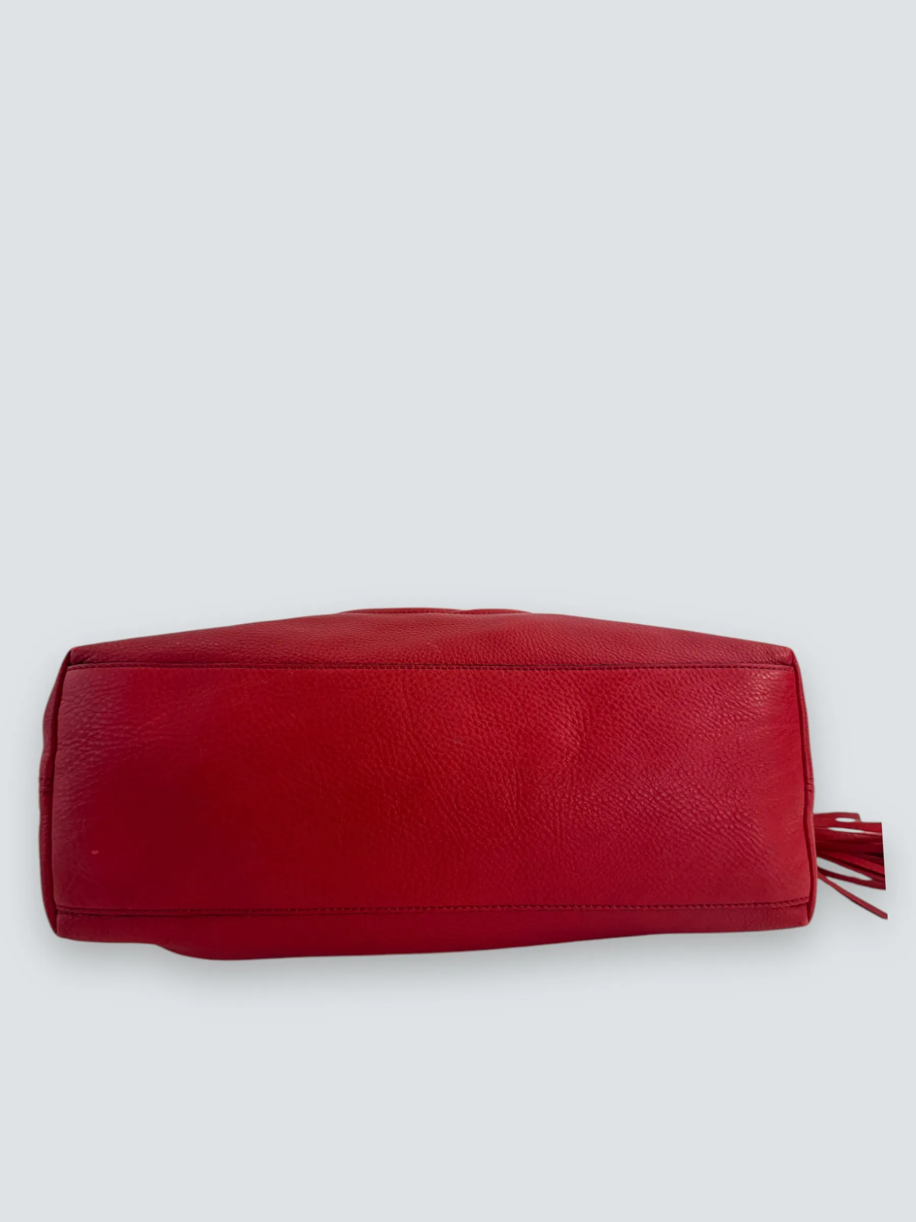 Gucci Red Leather SoHo Tote