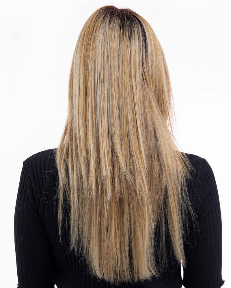 Hand-Tied Topper 8"x9" (Exclusive) | Monofilament Synthetic Wiglet by Wig Pro