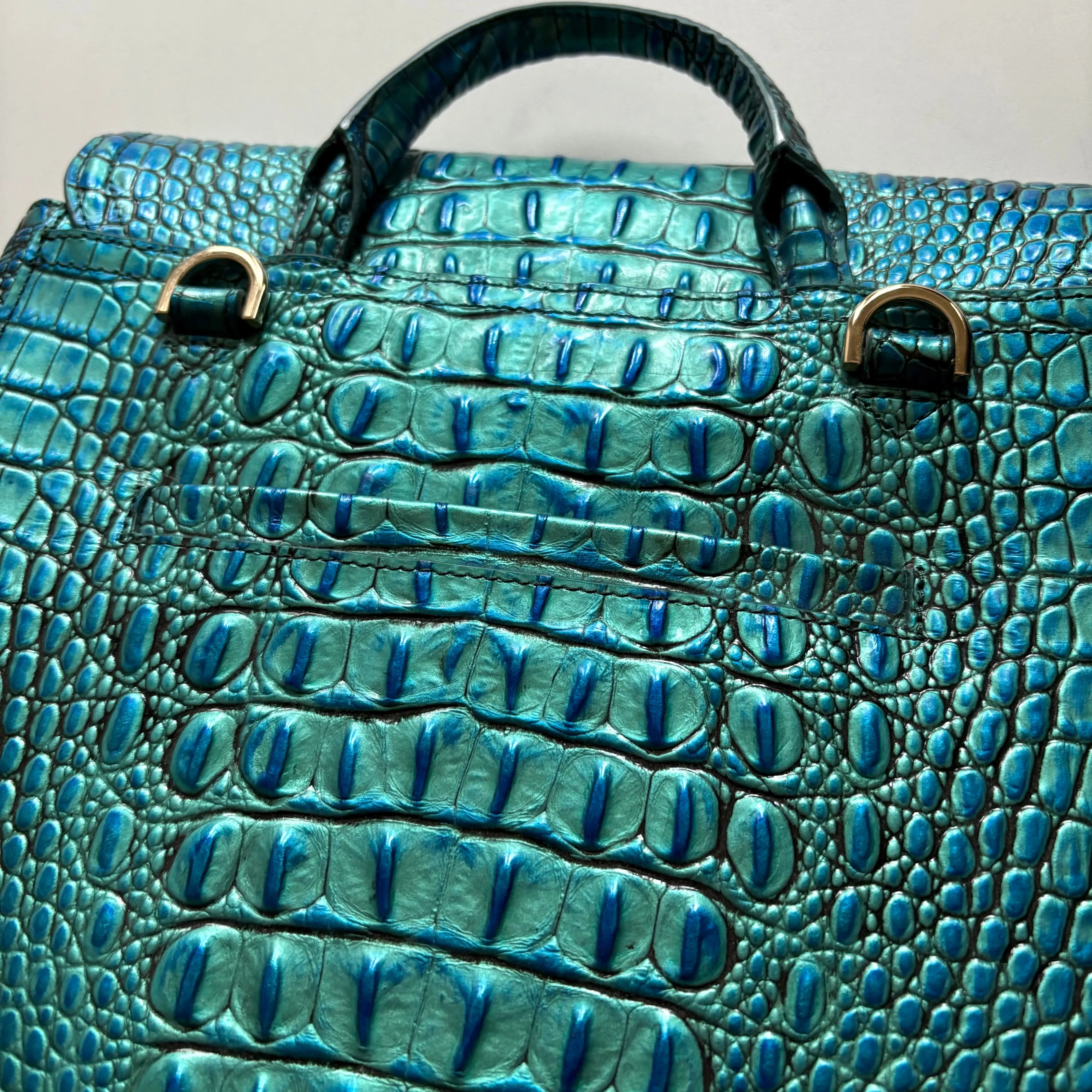 Handbag Designer By Brahmin, Size: Large