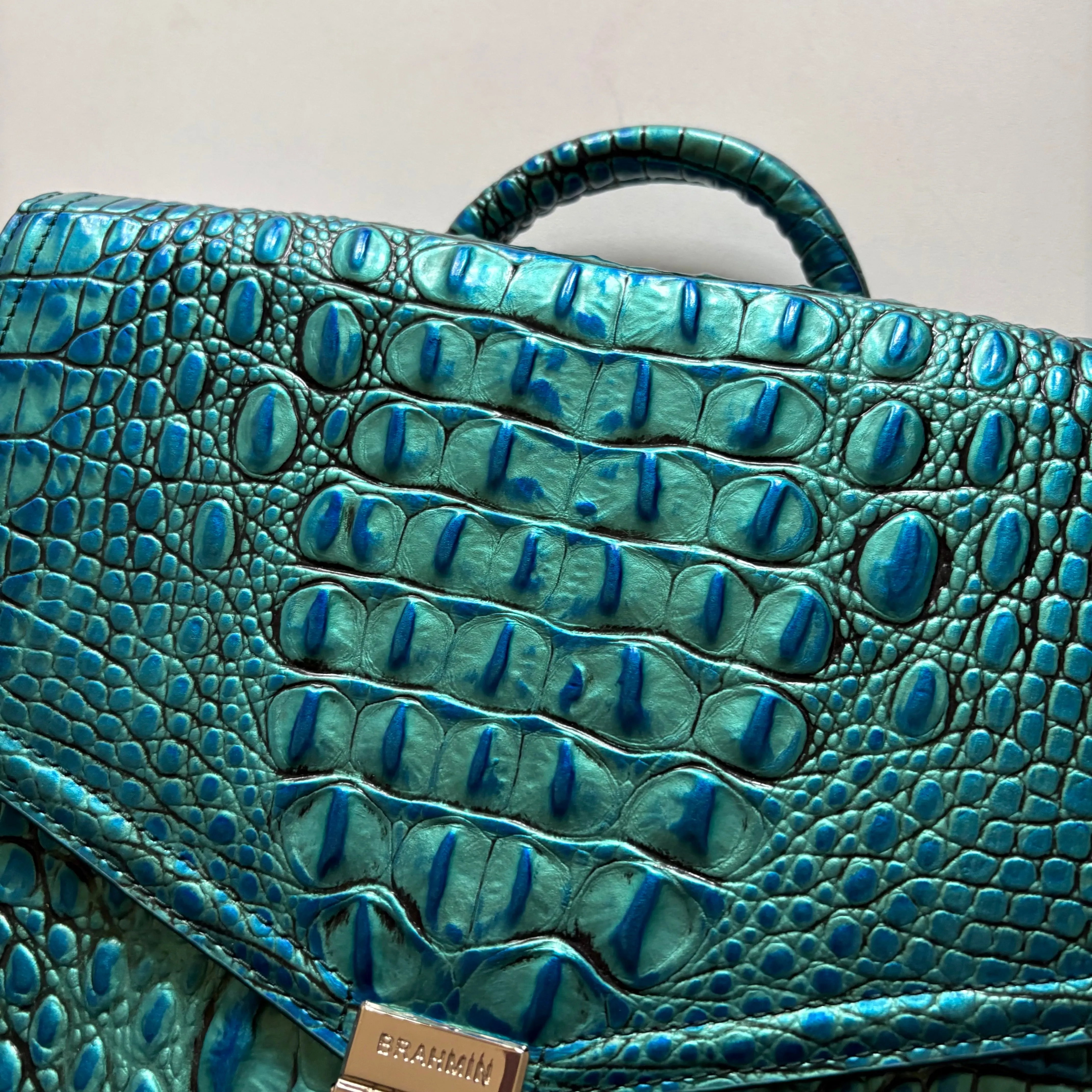 Handbag Designer By Brahmin, Size: Large