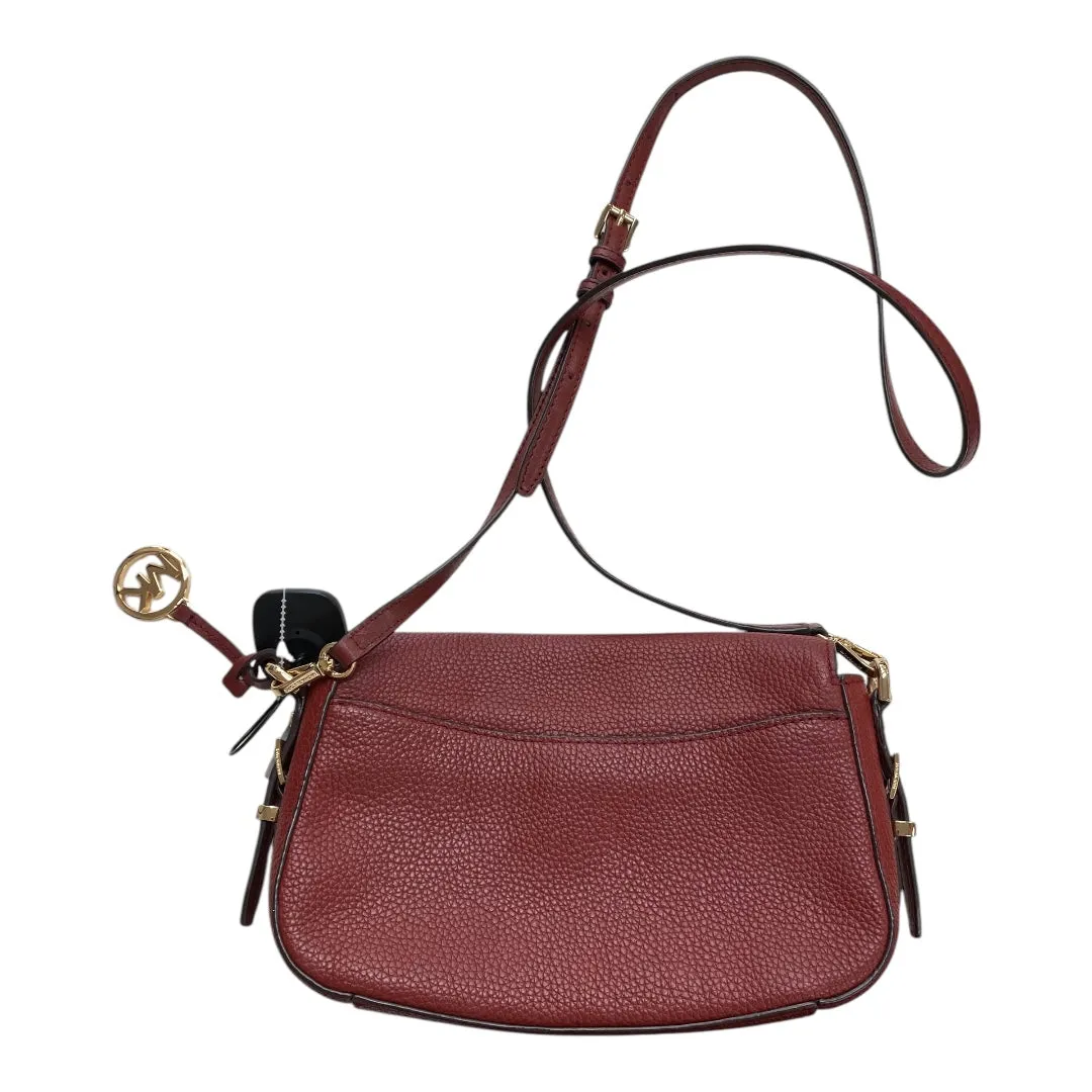 Handbag Designer By Michael Kors In Maroon, Size:Small