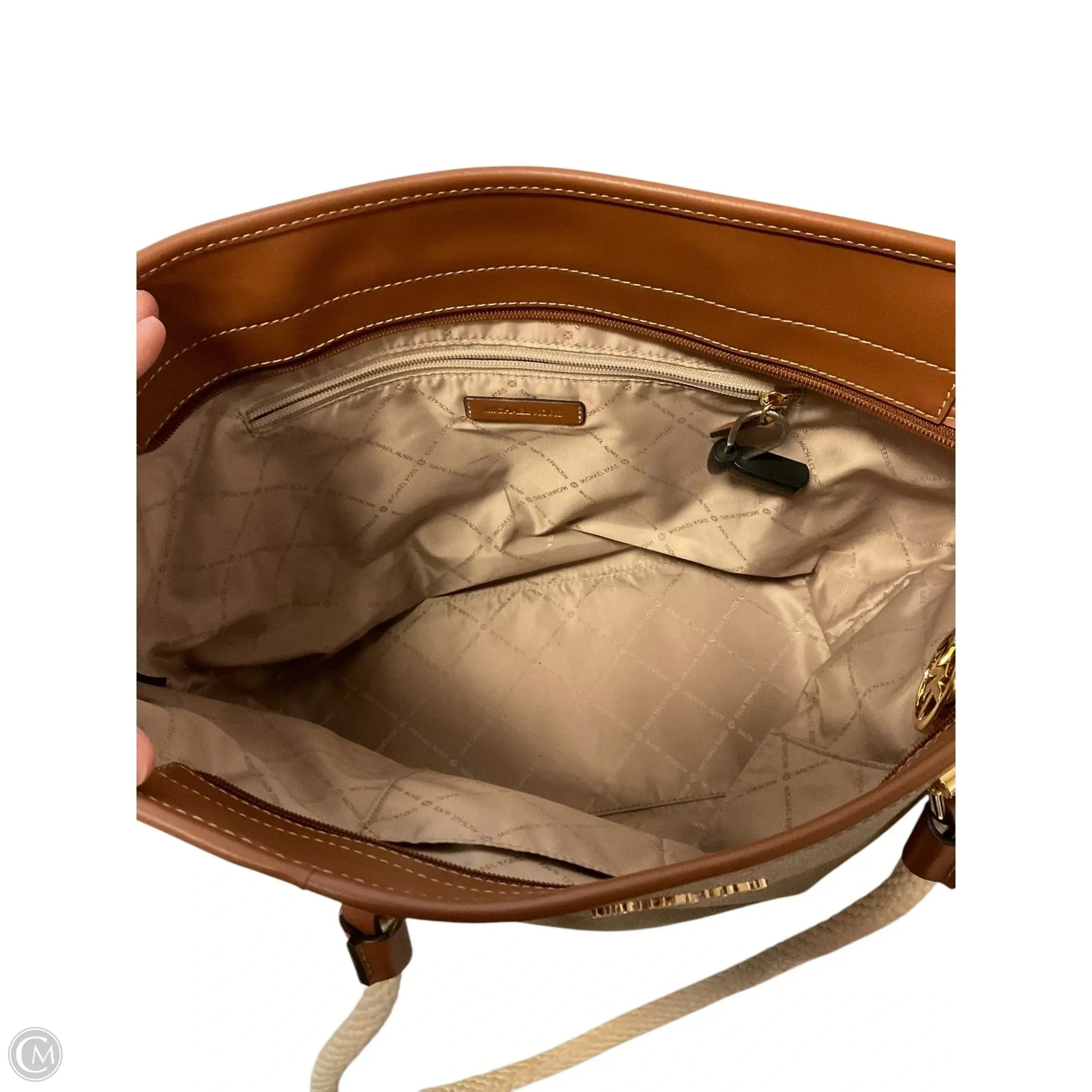 Handbag Designer By Michael Kors, Size: Large