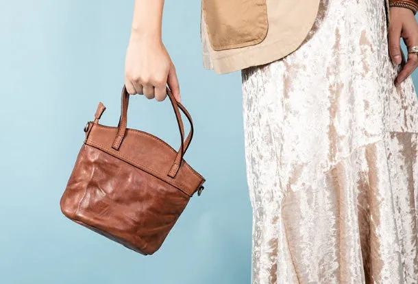 Handmade Genuine Leather Handbag Bag Crossbody Bag Shoulder Bag Purse For Women