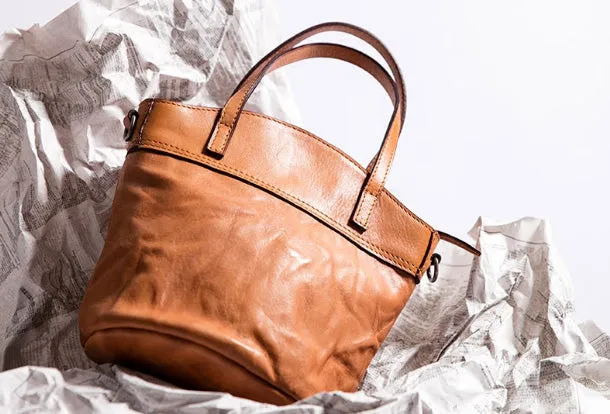 Handmade Genuine Leather Handbag Bag Crossbody Bag Shoulder Bag Purse For Women
