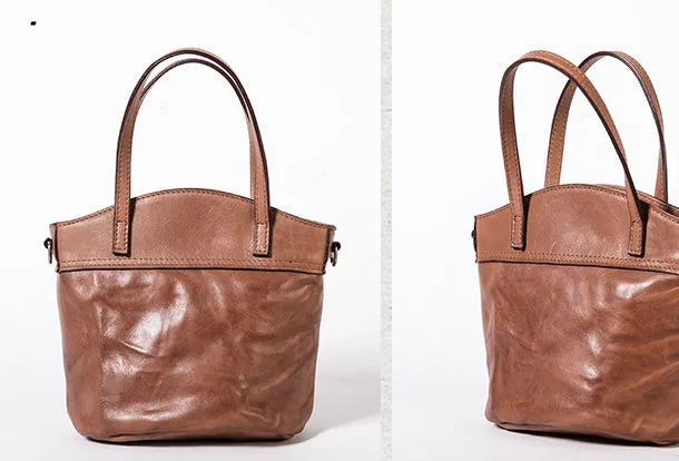 Handmade Genuine Leather Handbag Bag Crossbody Bag Shoulder Bag Purse For Women