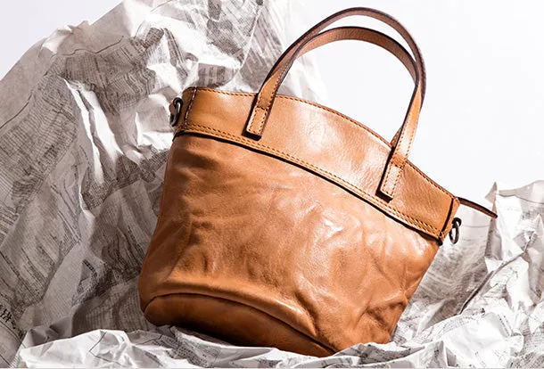 Handmade Genuine Leather Handbag Bag Crossbody Bag Shoulder Bag Purse For Women