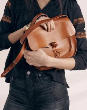 Handmade Genuine Leather Saddle Bag Purse Crossbody Bag Shoulder Bag Purse For Women