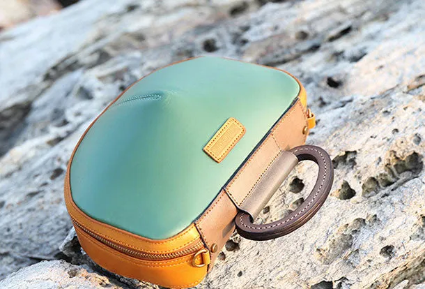 Handmade handbag Saddle purse leather crossbody bag purse shoulder bag for women