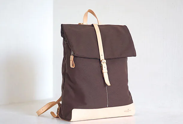 Handmade Leather backpack bag shoulder bag for women leather
