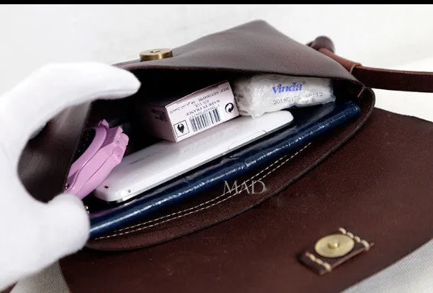 Handmade Leather bag for women leather shoulder bag crossbody bag