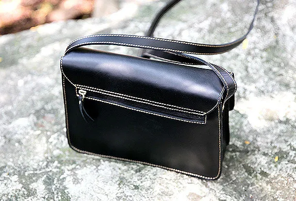 Handmade satchel purse leather crossbody bag purse shoulder bag for women
