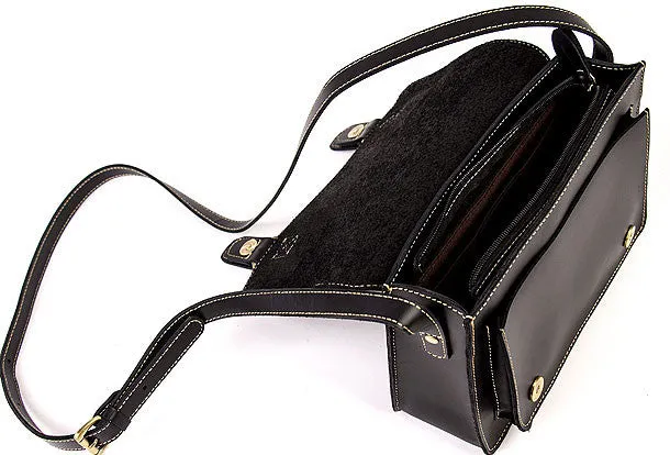 Handmade satchel purse leather crossbody bag purse shoulder bag for women