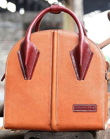 Handmade unique handbag purse leather purse shoulder bag for women