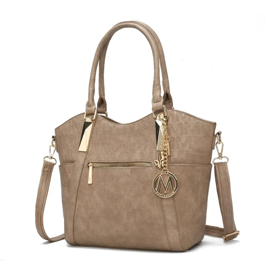 Hazel Vegan Leather Womens Tote Handbag