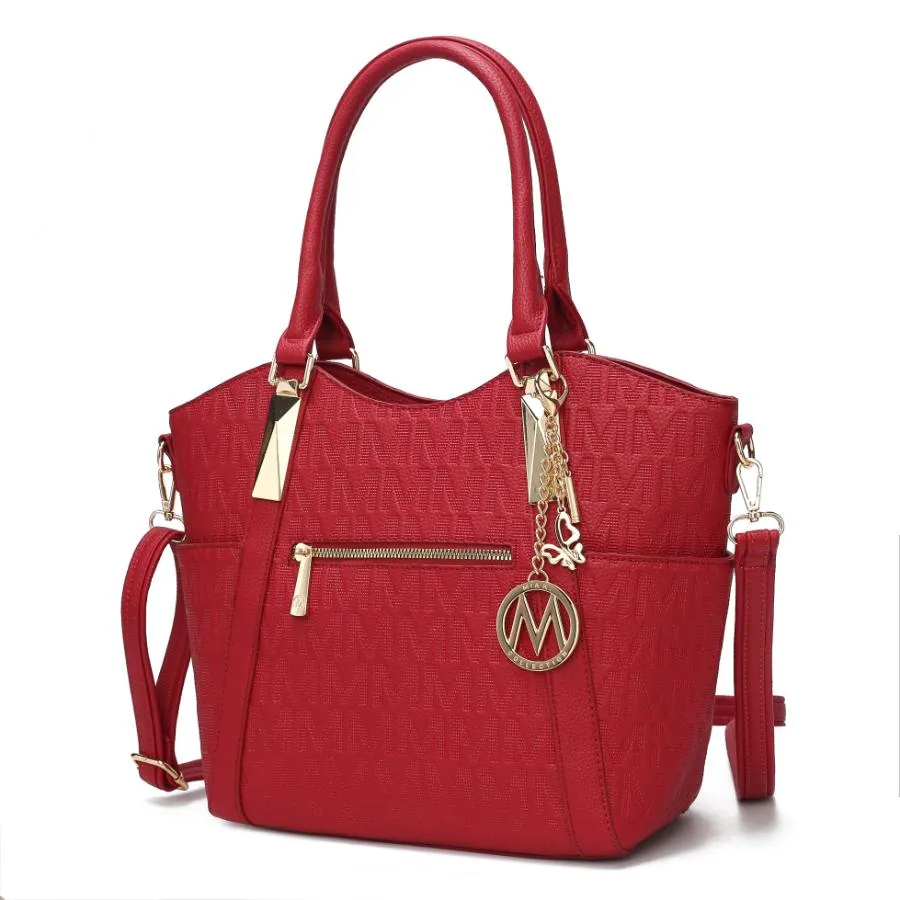 Hazel Vegan Leather Womens Tote Handbag