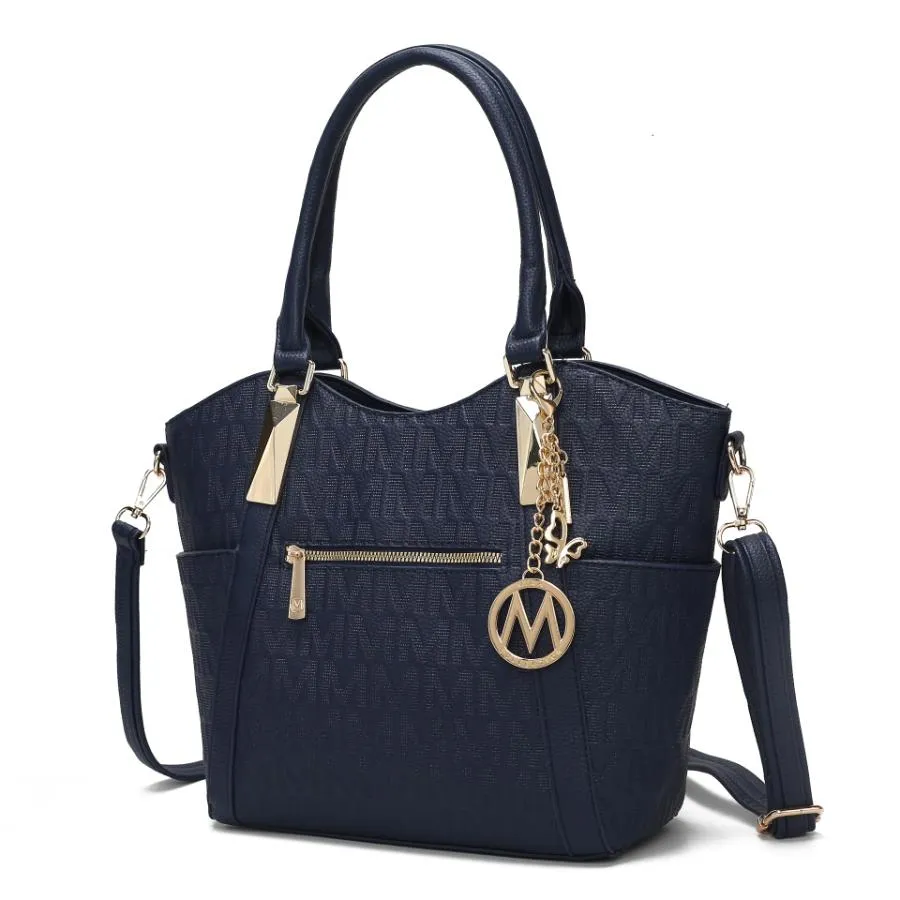 Hazel Vegan Leather Womens Tote Handbag