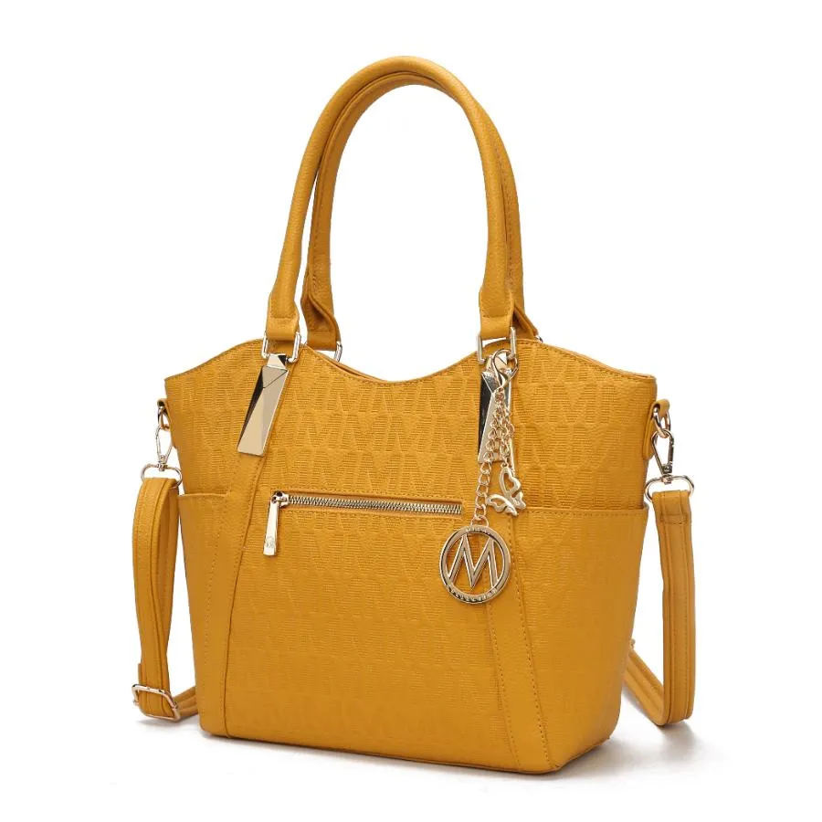 Hazel Vegan Leather Womens Tote Handbag