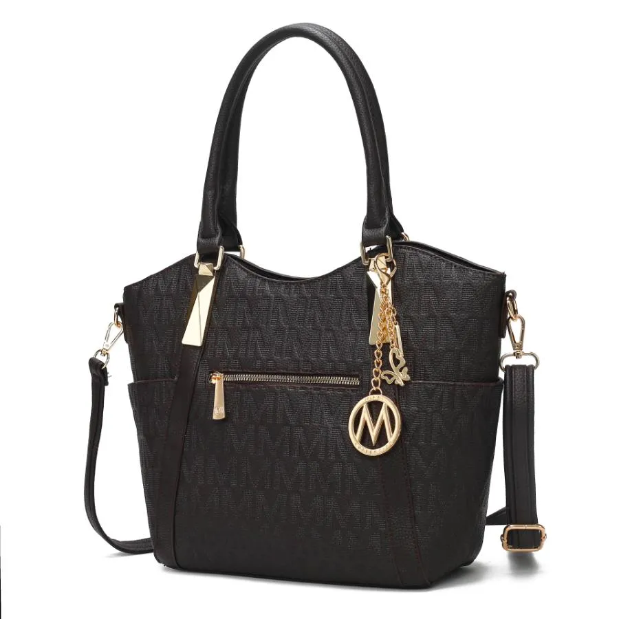 Hazel Vegan Leather Womens Tote Handbag