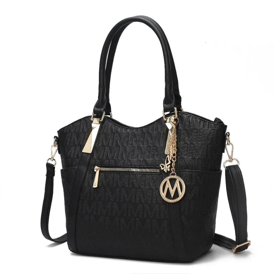 Hazel Vegan Leather Womens Tote Handbag