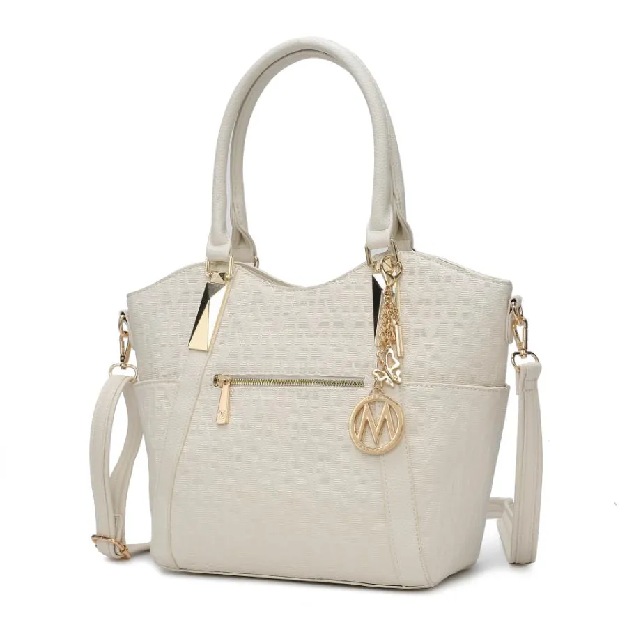 Hazel Vegan Leather Womens Tote Handbag