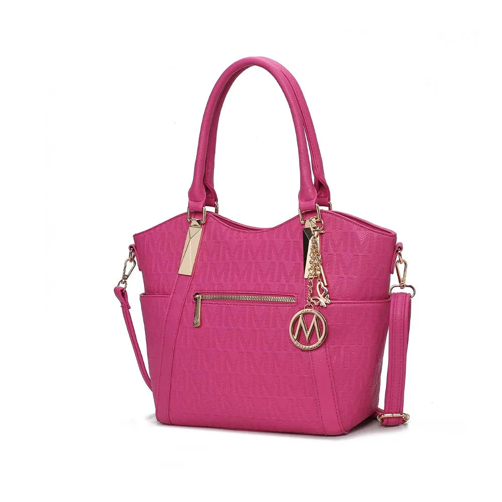 Hazel Vegan Leather Womens Tote Handbag