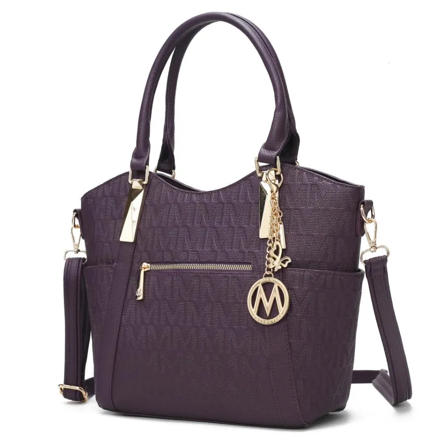 Hazel Vegan Leather Womens Tote Handbag