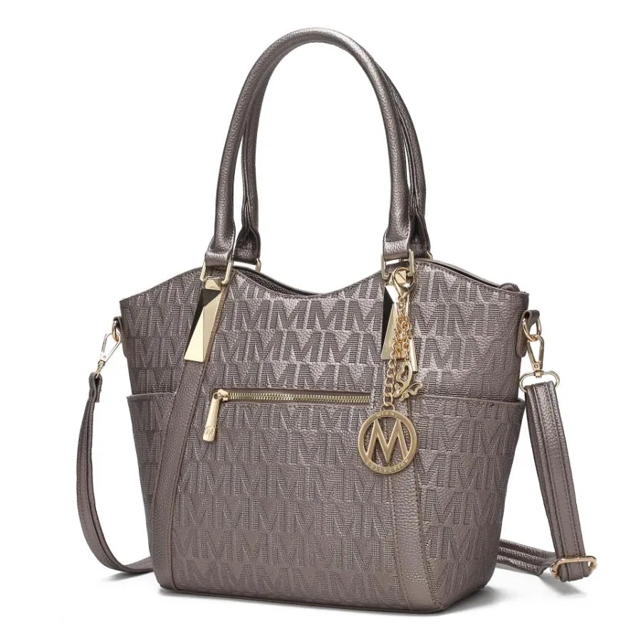 Hazel Vegan Leather Womens Tote Handbag