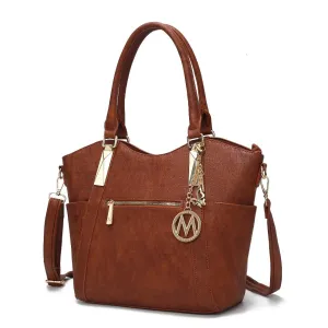 Hazel Vegan Leather Womens Tote Handbag