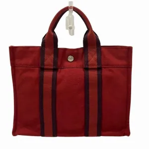 Hermes Fourre Tout Canvas Tote Bag (Pre-Owned)