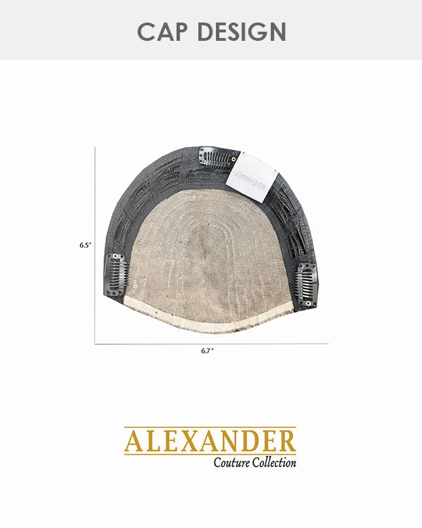 High Heat Mid Wavy Topper (Exclusive) | Monofilament Synthetic Wiglet by Alexander
