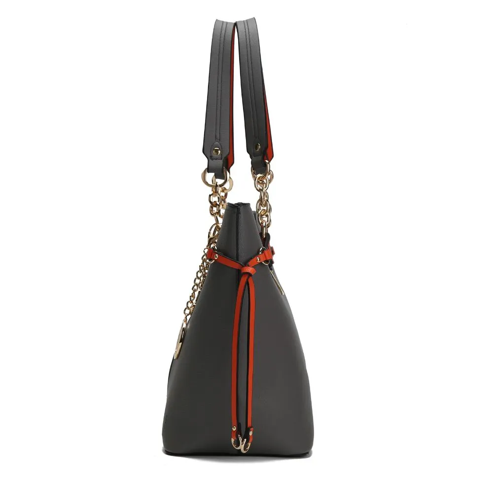 Holland Tote with Wristlet Handbag - 2 pieces