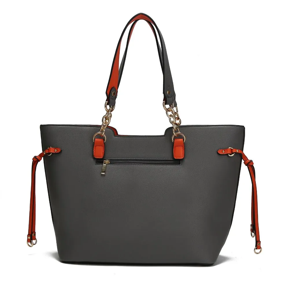 Holland Tote with Wristlet Handbag - 2 pieces
