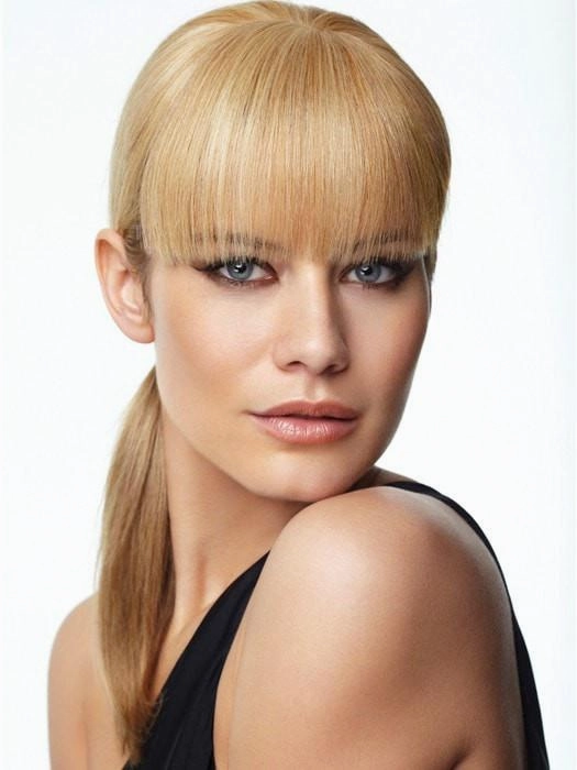 Human Hair Bang | Human Hair Clip In Bang (Mono Base)