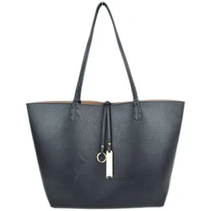 Ilse Tote In Black/khaki