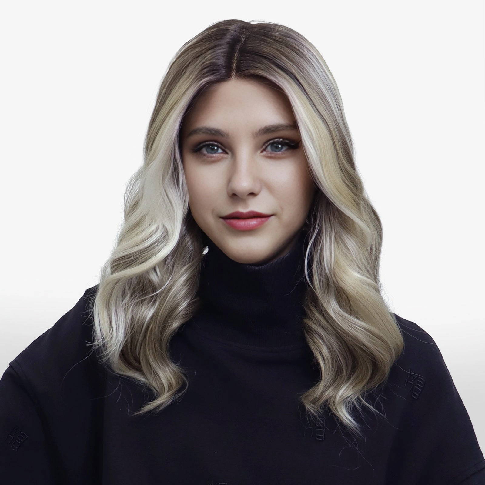 IMstyle Ally Champagne Blonde Shoulder legth T part Lace Front Glueless Daily -TK127-2463 (ELSA)