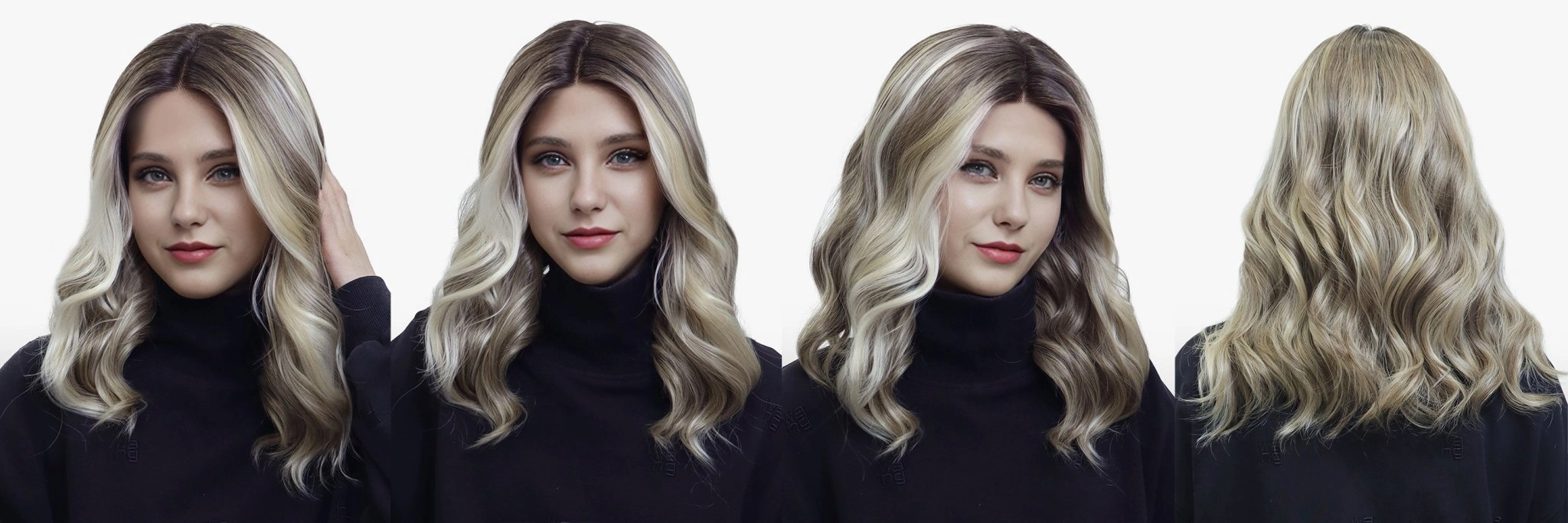 IMstyle Ally Champagne Blonde Shoulder legth T part Lace Front Glueless Daily -TK127-2463 (ELSA)