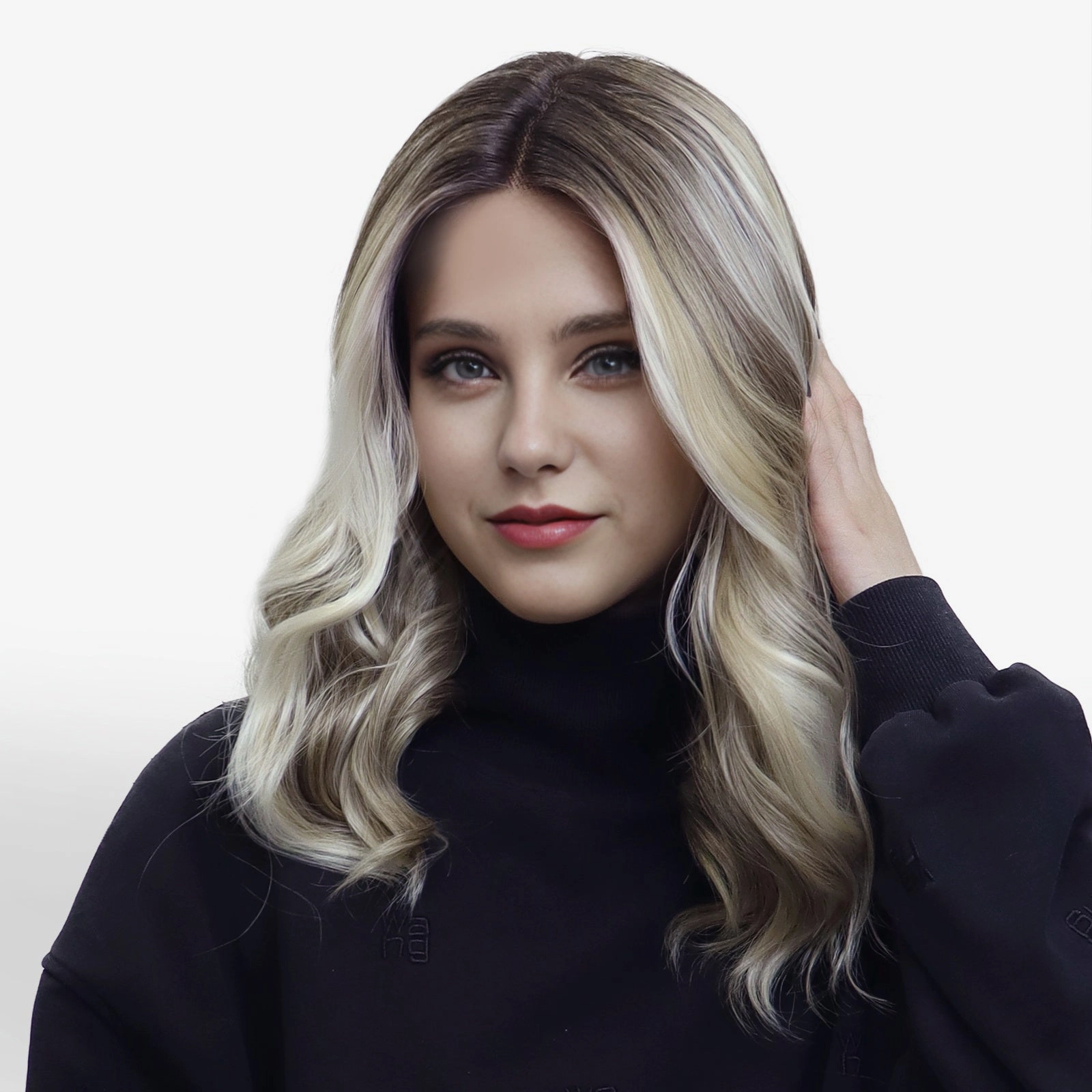 IMstyle Ally Champagne Blonde Shoulder legth T part Lace Front Glueless Daily -TK127-2463 (ELSA)