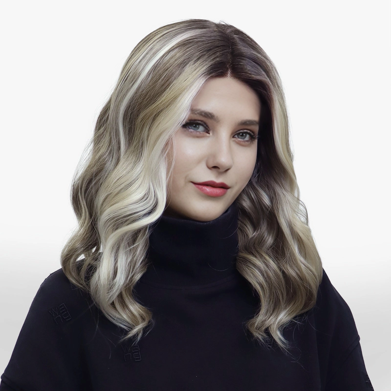 IMstyle Ally Champagne Blonde Shoulder legth T part Lace Front Glueless Daily -TK127-2463 (ELSA)