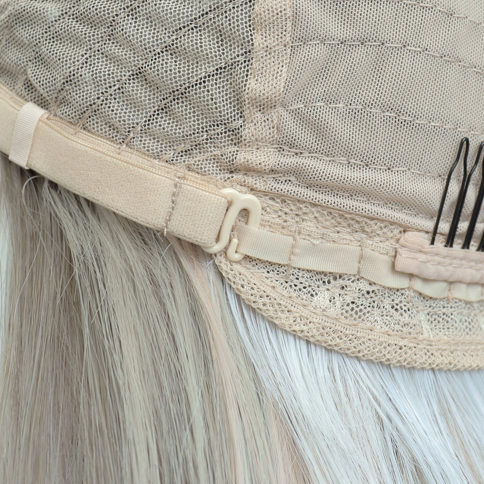 IMstyle Aria calico style grey beige blonde layer cut T-part lace front Glueless wigs TK126-2479